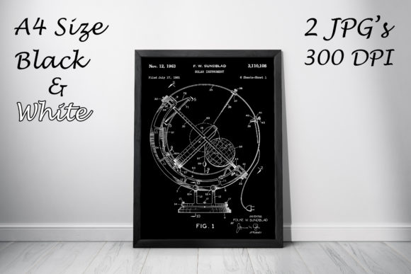 Download Solar Instrument 1963 Patent Blueprint - 1963 Collection