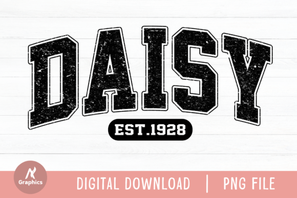 Download Daisy Est.1928 Retro Varsity PNG - 1928 Collection