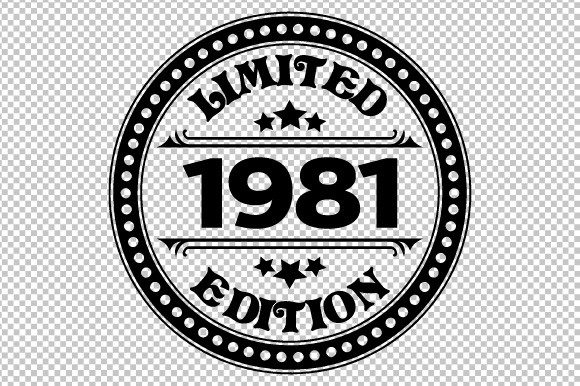 Download Limited Edition 1981 SVG EPS PNG - Eps Collection