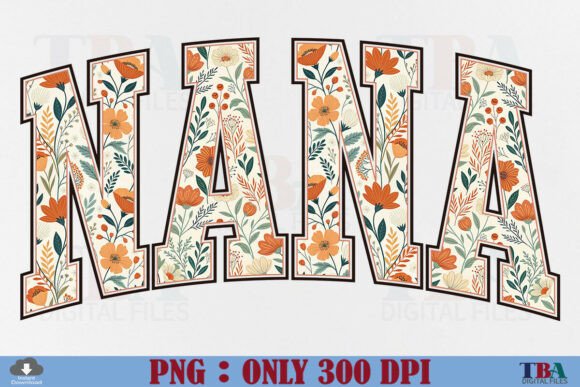 Download Boho Floral Nana PNG, Mother's Day Gift - Mother's day gift Collection