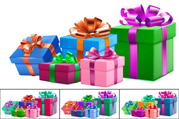 Download Colored Gift Boxes - Premium Resources