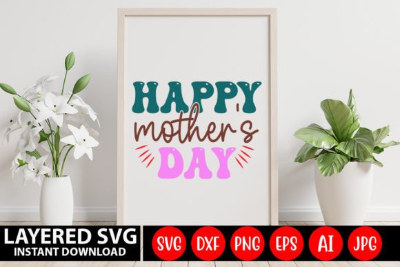 Download Happy Mother's Day Retro SVG Design - Happy mother's day retro Collection