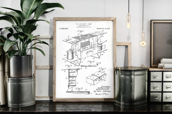 Download Folding Camp Stove 1922 Patent Poster - 1922 Collection