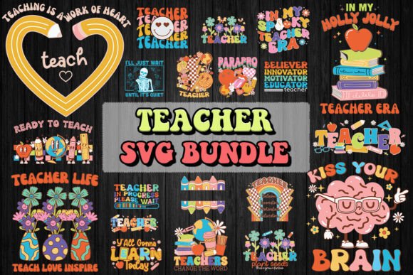 Download Retro Teacher SVG Bundle - Retro teacher svg bundle Collection